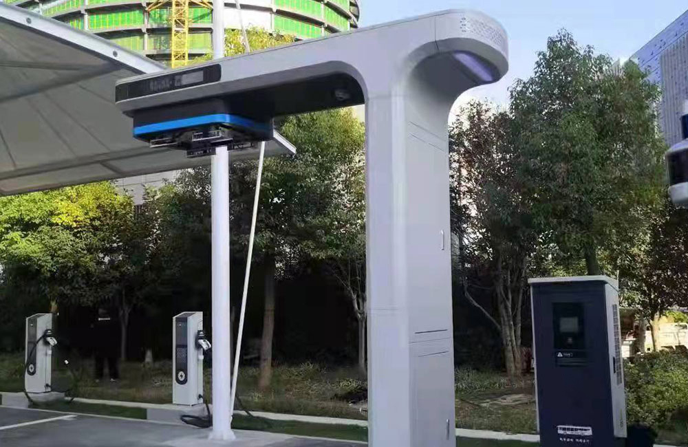 L’île de Sagesse de Zhengzhou - Station sans personnel entièrement automatique des véhicules de microcirculation