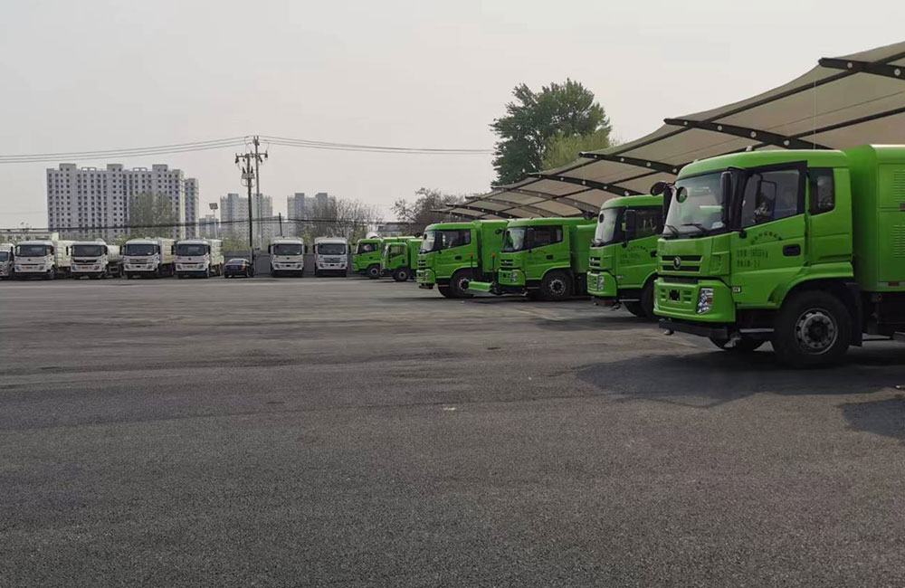 Station de charge des camions sanitaires de la nouvelle zone de Xiongan, Hebei